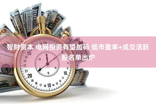 智财资本 电网投资有望加码 低市盈率+成交活跃股名单出炉